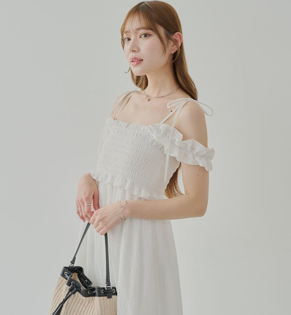  「【5色展開】フリルデザインベアワンピース」|ワンピース|