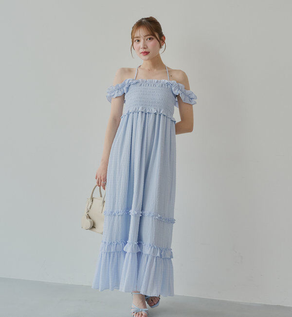  「【5色展開】フリルデザインベアワンピース」|ワンピース|