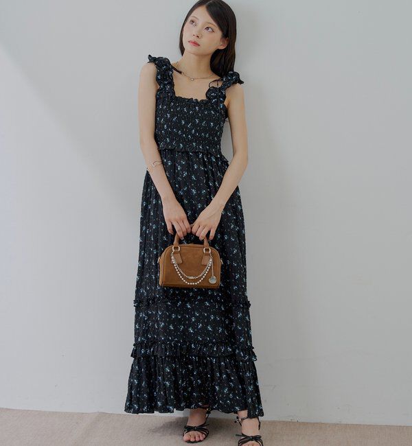  「【5色展開】フリルデザインベアワンピース」|ワンピース|ブラックその他2