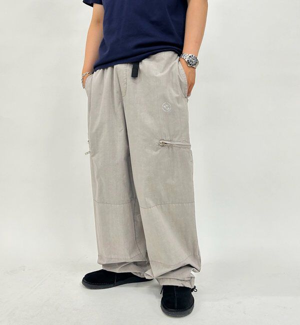  「【KOOKY'N】BRONXジップパンツ 」|チノ|ライトグレー