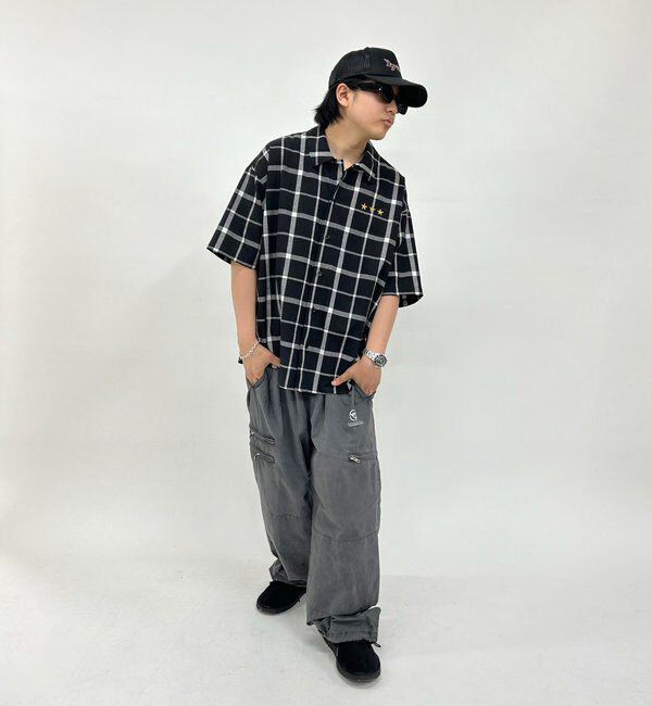  「【KOOKY'N】BRONXジップパンツ 」|チノ|