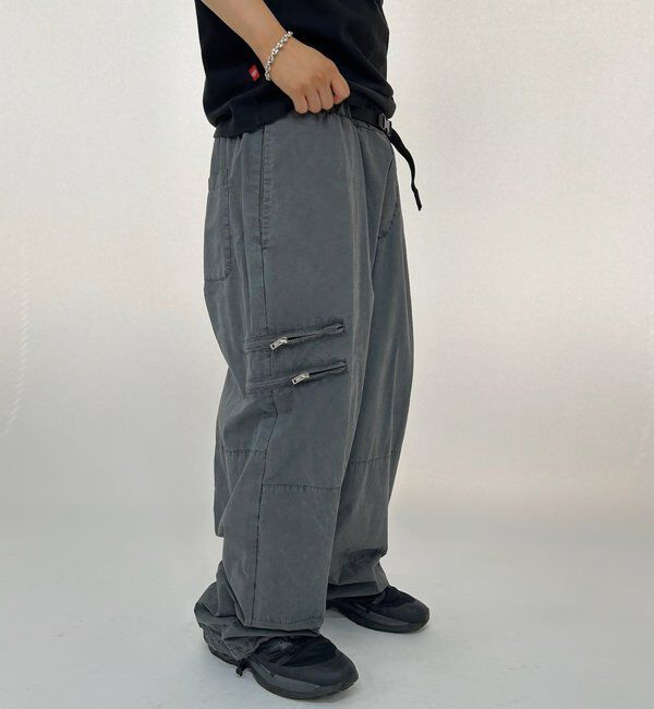  「【KOOKY'N】BRONXジップパンツ 」|チノ|