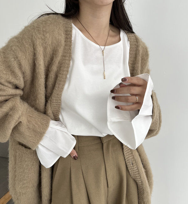  「フレアカフスロンT」|Tシャツ・カットソー|