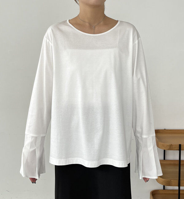  「フレアカフスロンT」|Tシャツ・カットソー|