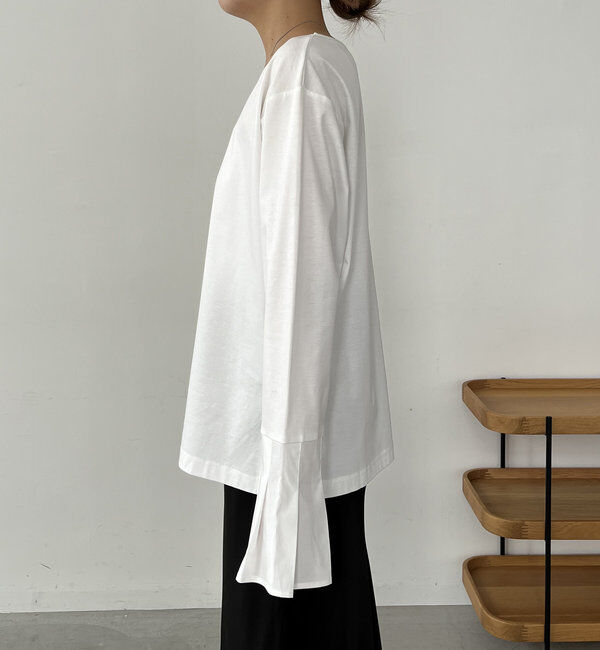  「フレアカフスロンT」|Tシャツ・カットソー|