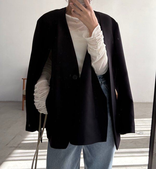  「〈C.L〉スリットスリーブジャケット」|テーラードジャケット|