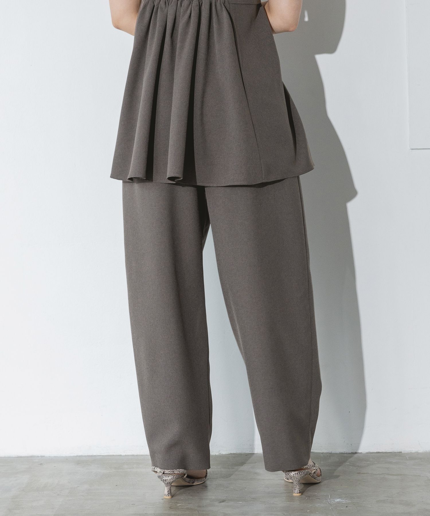 A part by 「【セットアップ対応】リネンライクカーブパンツ」|その他|