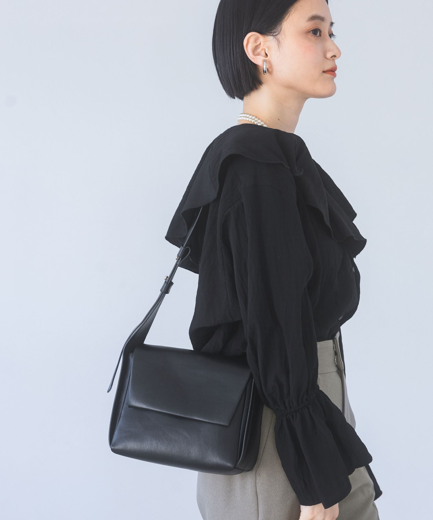 A part by 「スクエアフトベルトショルダーバッグ」|ショルダー・メッセンジャー|