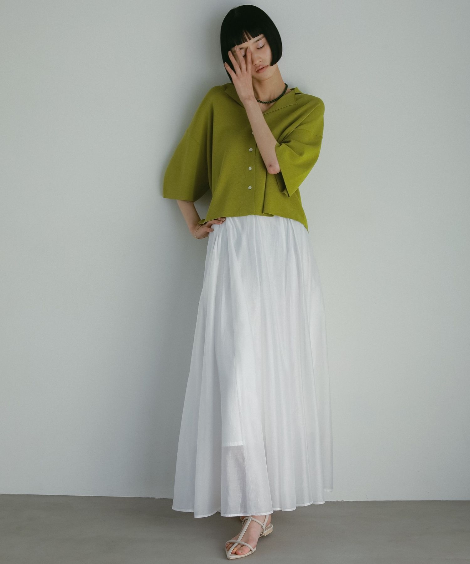 A part by 「【UVカット・接触冷感 WEB限定】カイキンショートニットカーディガン」|ニット・セーター|