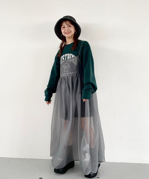 LOWRYS FARM「アメフトカレッジウラケロングスリーブ」|スウェット・ジャージ|