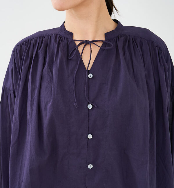 collex「リボン&ギャザーブラウス」|シャツ・ブラウス|