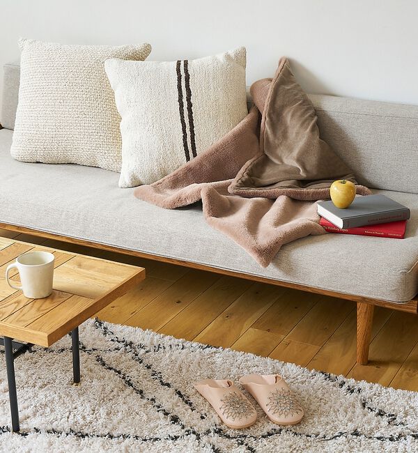 collex「エコファーブランケット 70&times;100㎝」|ブランケット|ベージュ