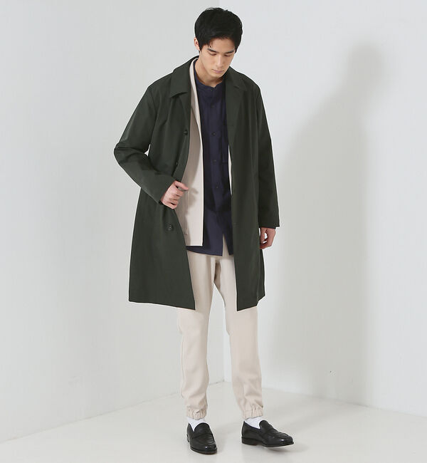 ABAHOUSE「【LIMONTA】マルチストレッチ ステンカラーコート / スプリングコート」|ステンカラーコート|
