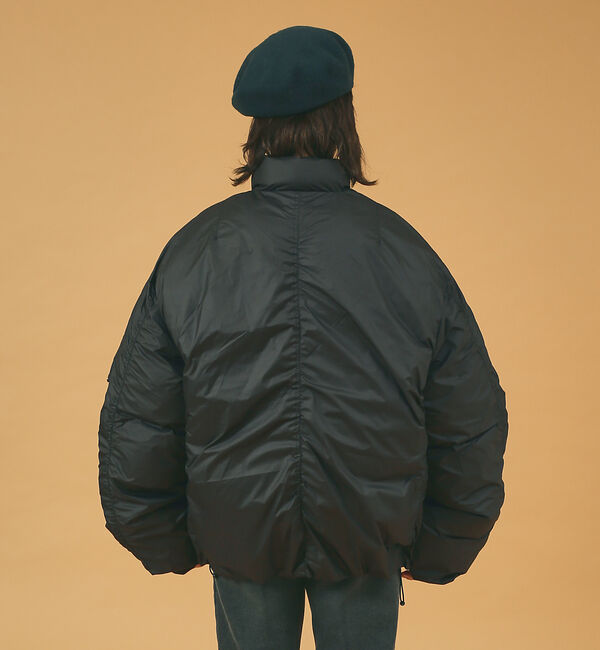 ABAHOUSE「MA-1 オーバーサイズ 中綿ビッグシルエット スタンドジャケット/ブルゾン /」|ブルゾン・スタジャン|