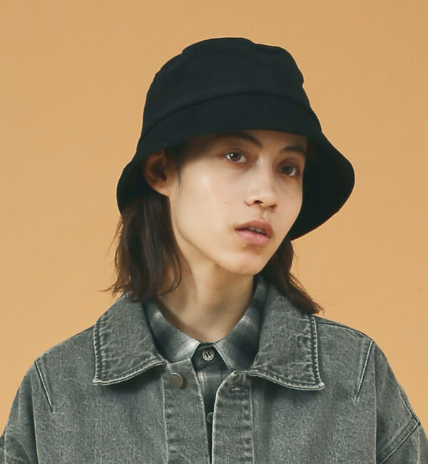 ABAHOUSE「【RUBEN/ルーベン】FAKE SUEDE BUCKET  HAＴ/フェイクス」|その他|ブラック