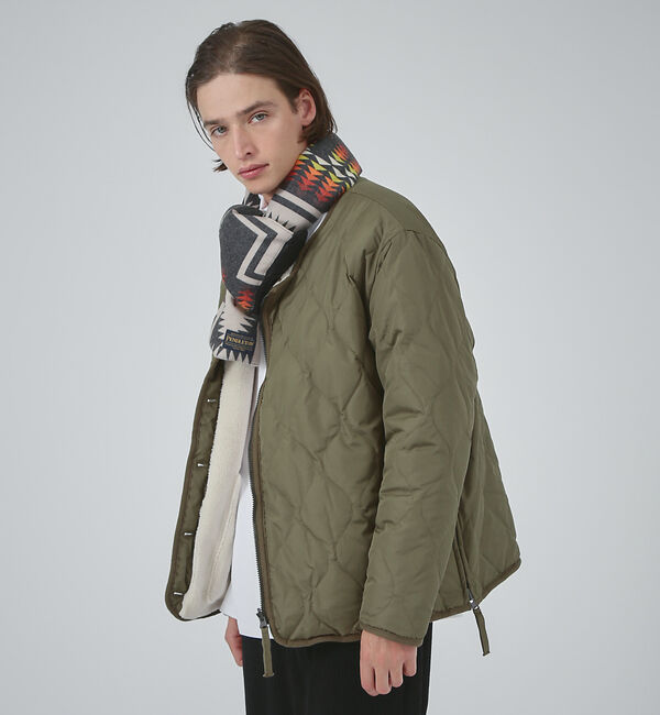 ABAHOUSE「【WEB限定】TAION MILITARY RIVERSIBLE【UNISEX】」|ダウン|カーキ