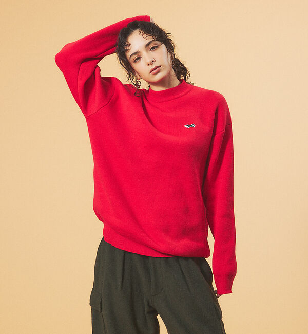 ABAHOUSE「【PENNEY'S】ペニーズ キツネ/ペニーズ フォックス/THE FOX ワン」|ニット・セーター|レッド