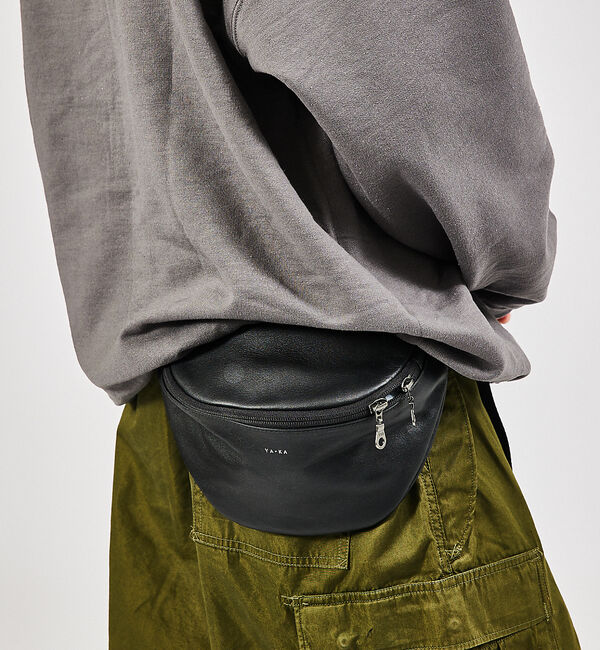 ABAHOUSE「【YArKA/ヤーカ】real leather zip shoulder bag」|その他|