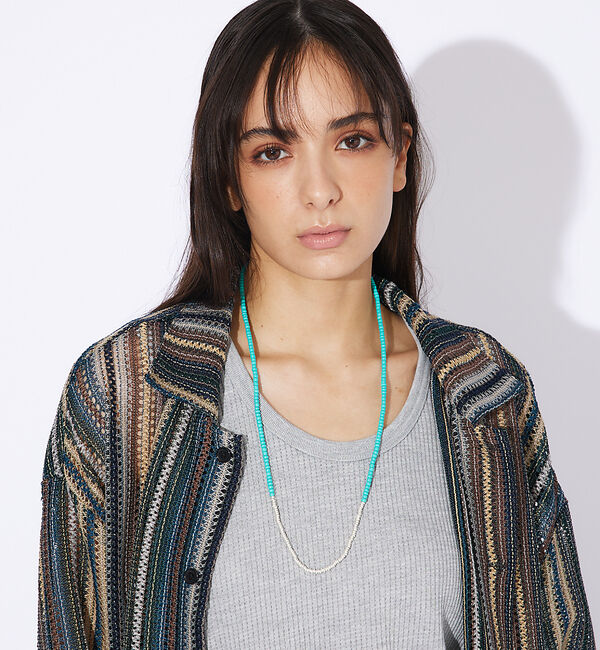 ABAHOUSE「Handmade  Thailand beads & SILVER neckla」|ネックレス|