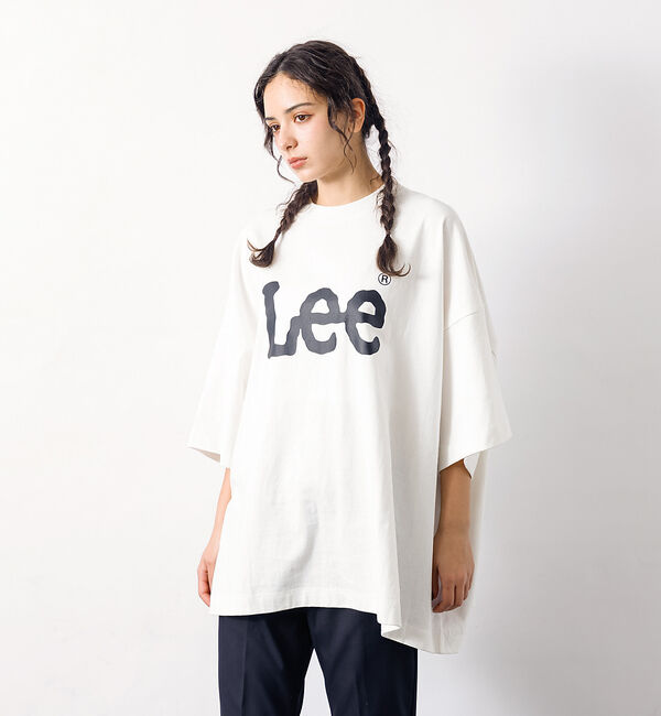 ABAHOUSE「【Lee/リー】SUPERSIZED LEE LOGO T/フロントロゴ ビッグ」|Tシャツ・カットソー|