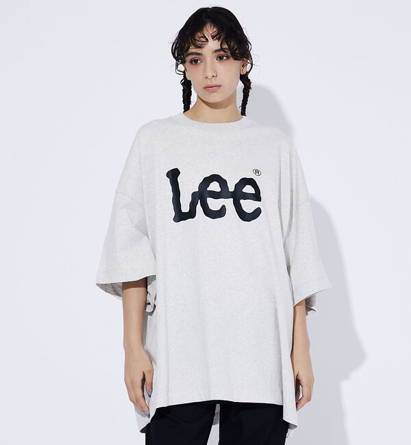 ABAHOUSE「【Lee/リー】SUPERSIZED LEE LOGO T/フロントロゴ ビッグ」|Tシャツ・カットソー|