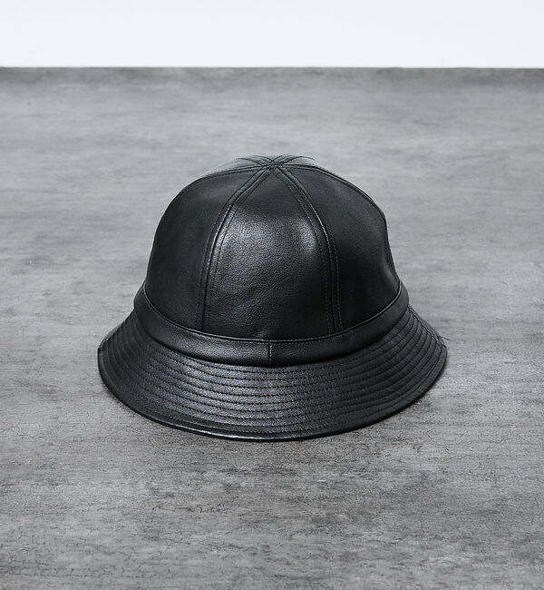 ABAHOUSE「【RUBEN/ルーベン】FAKE LEATHER METRO HAT/フェイクレ」|その他|