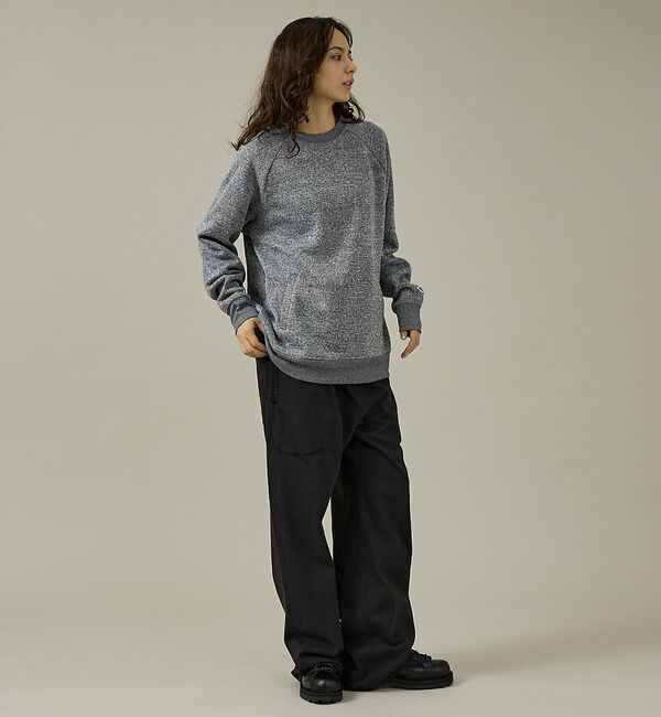 ABAHOUSE「【JEMORGAN /ジェーイーモーガン】ニットフリースクルーネックトレーナー/」|スウェット・ジャージ|