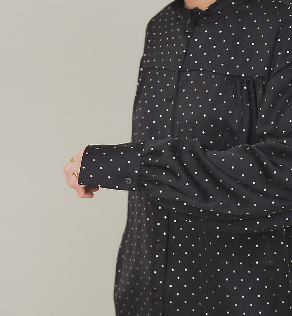 Rouge vif「シャインドットブラウス」|シャツ・ブラウス|