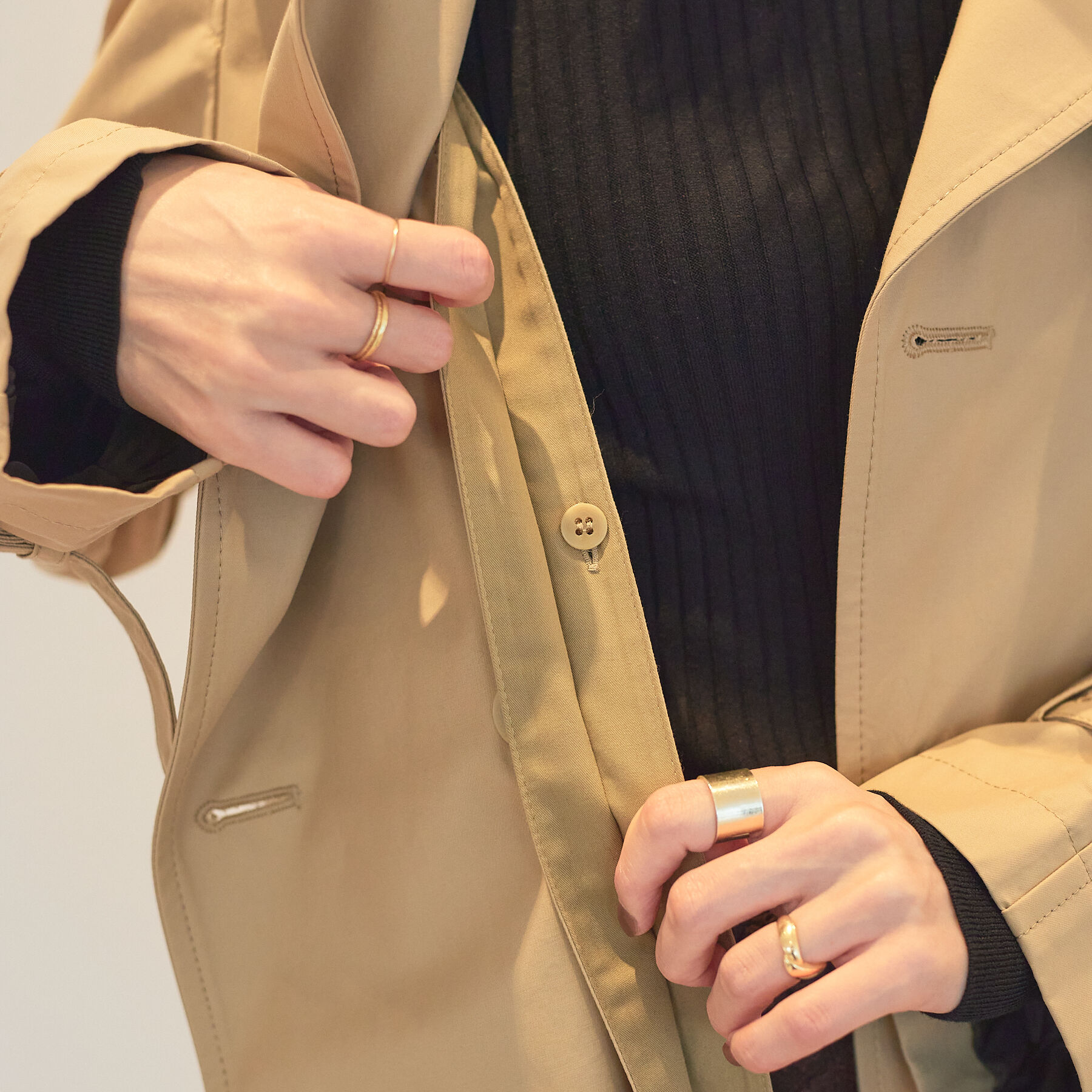 Rouge vif「ライナー付きトレンチコート」|トレンチコート|