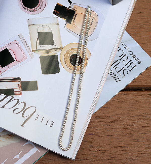 Rouge vif「シルバービーズネックレス / Thai Silver / ショート / カレンシ」|ネックレス|