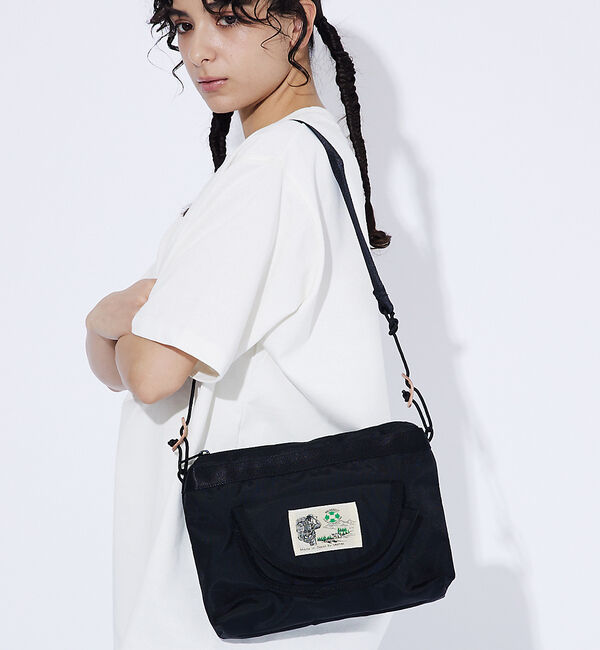 Rouge vif「【SANPAK/サンパック】SANPAK TRIPPER/ショルダー/ユニセック」|ショルダー・メッセンジャー|ブラック