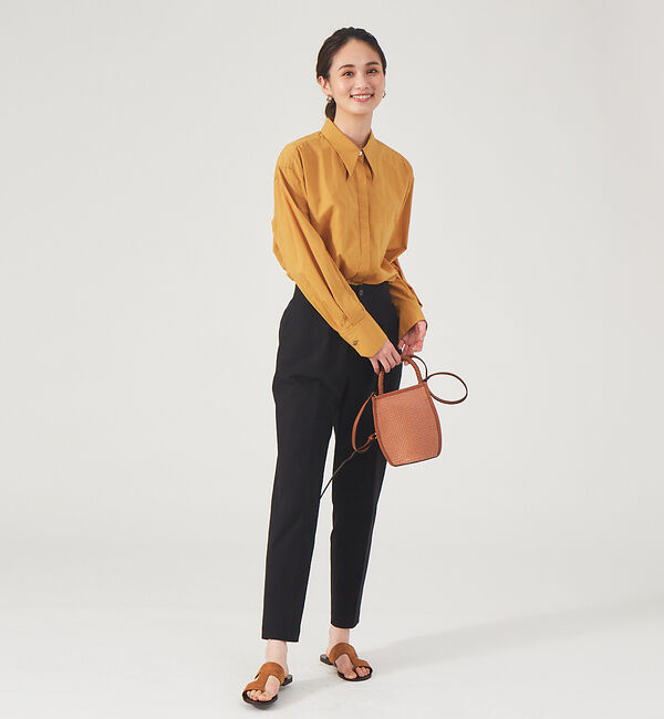 qualite「《セットアップ対応》2WAYストレッチハイウエストテーパードパンツ」|その他|