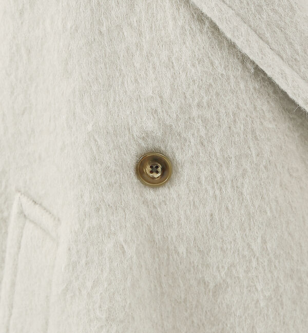 qualite「モヘアシャギーダブルロングコート」|その他|