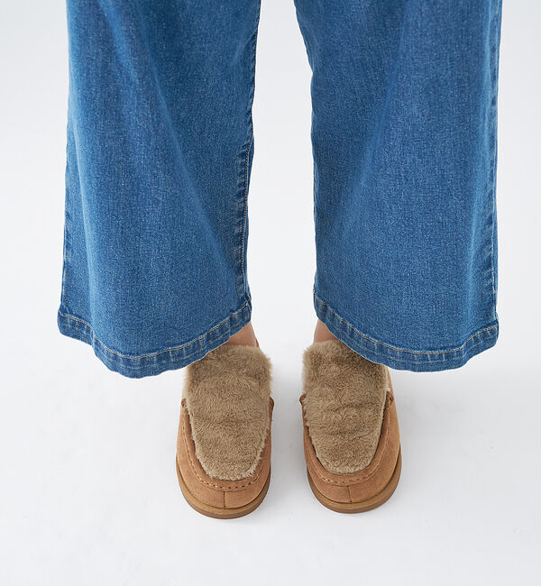 abahouse mavie「MEI　FURMOCA SHOES」|モカシン|キャメル