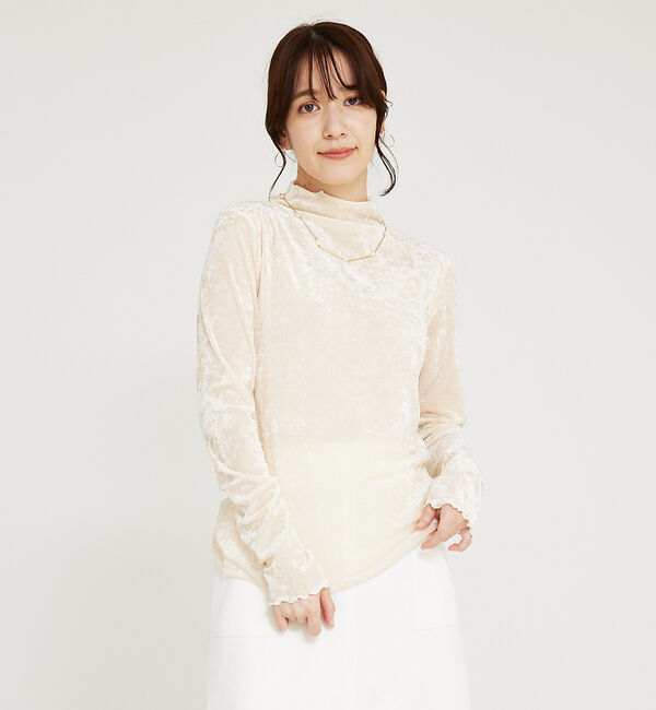 abahouse mavie「シアーフロッキーメロウプルオーバー」|Tシャツ・カットソー|