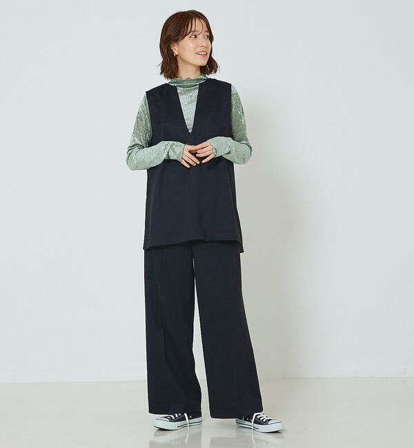 abahouse mavie「シアーフロッキーメロウプルオーバー」|Tシャツ・カットソー|