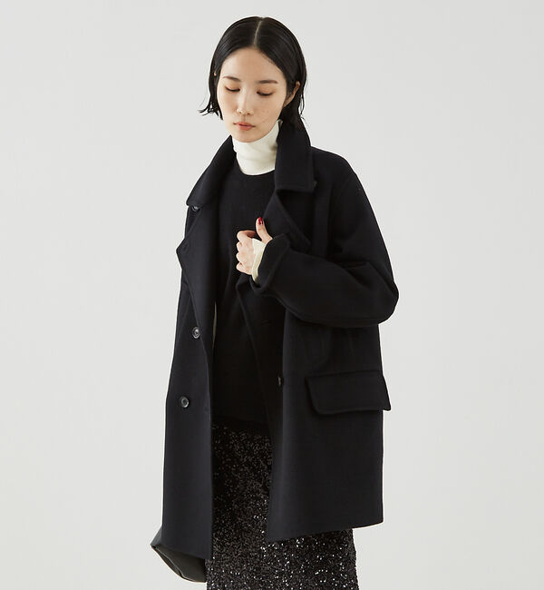 The Store by C' 「【COCUCA】ダブルフェイスPコート」|ピーコート|