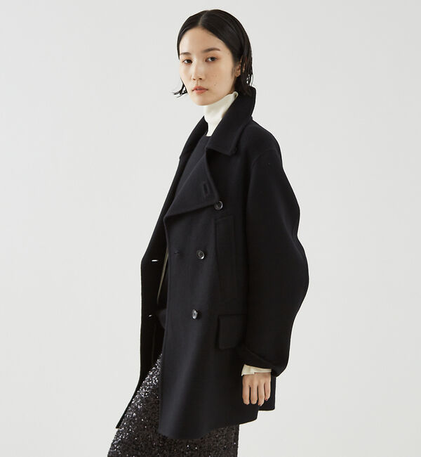 The Store by C' 「【COCUCA】ダブルフェイスPコート」|ピーコート|