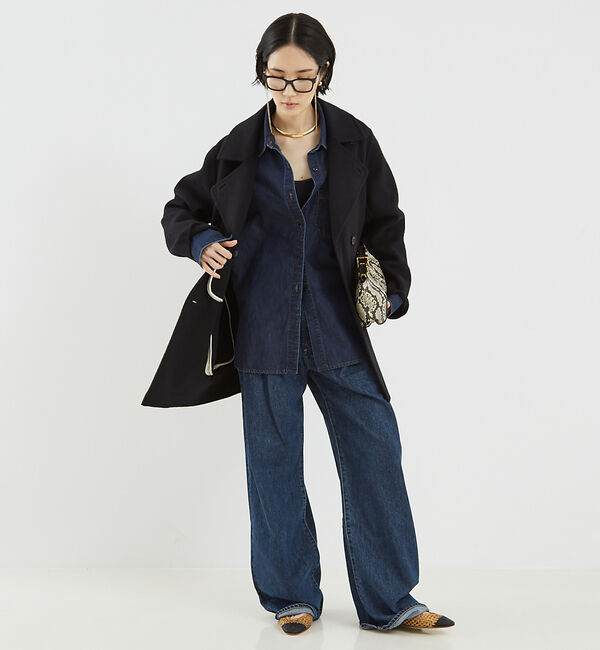 The Store by C' 「【COCUCA】ダブルフェイスPコート」|ピーコート|