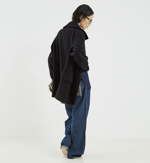 The Store by C' 「【COCUCA】ダブルフェイスPコート」|ピーコート|