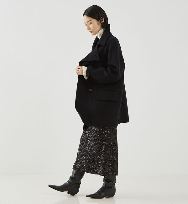 The Store by C' 「【COCUCA】ダブルフェイスPコート」|ピーコート|