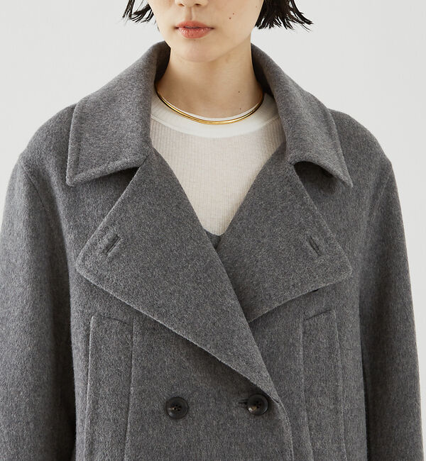 The Store by C' 「【COCUCA】ダブルフェイスPコート」|ピーコート|