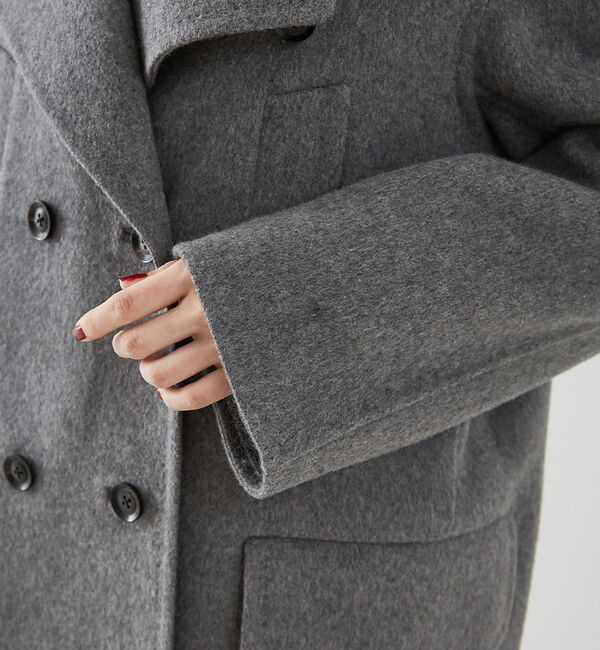 The Store by C' 「【COCUCA】ダブルフェイスPコート」|ピーコート|