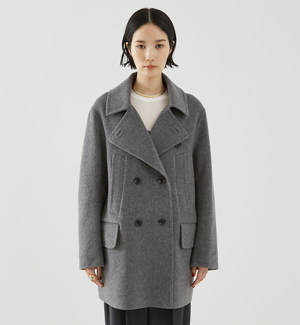 The Store by C' 「【COCUCA】ダブルフェイスPコート」|ピーコート|