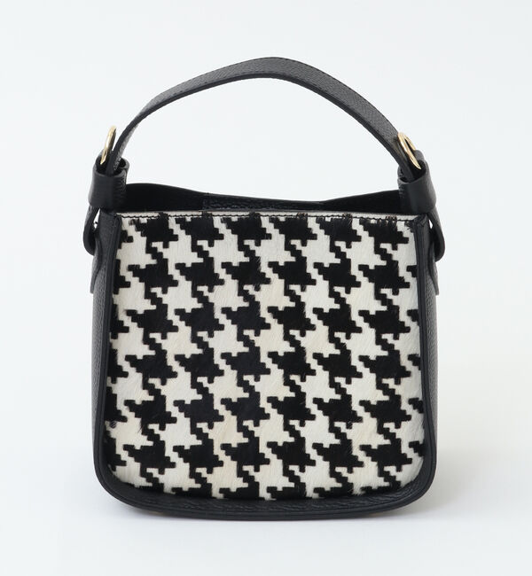 TIARA「【CONTIGO/コンティゴ】GIULIA PONY」|ハンドバッグ|千鳥柄