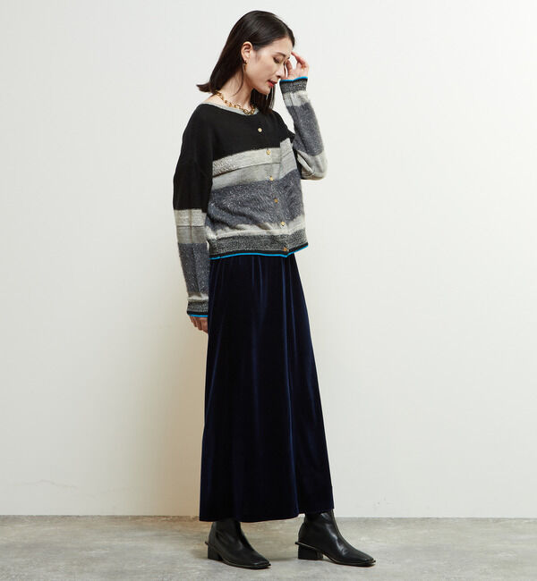 Soffitto「ミックスボーダー2WAYニット」|ニット・セーター|