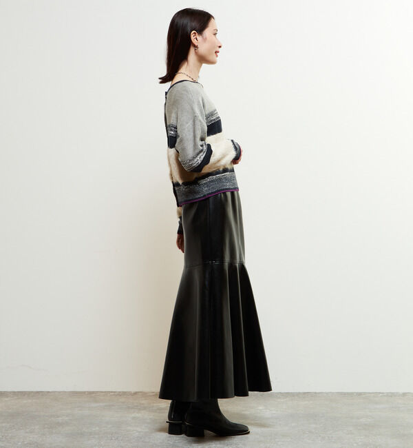 Soffitto「ミックスボーダー2WAYニット」|ニット・セーター|