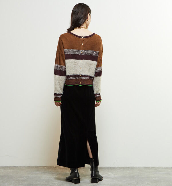 Soffitto「ミックスボーダー2WAYニット」|ニット・セーター|
