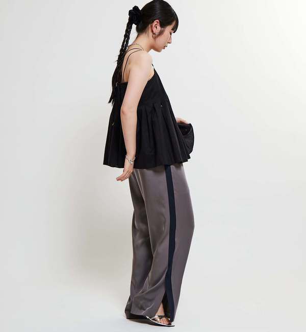 Soffitto「インド綿タックフレアーキャミブラウス」|シャツ・ブラウス|