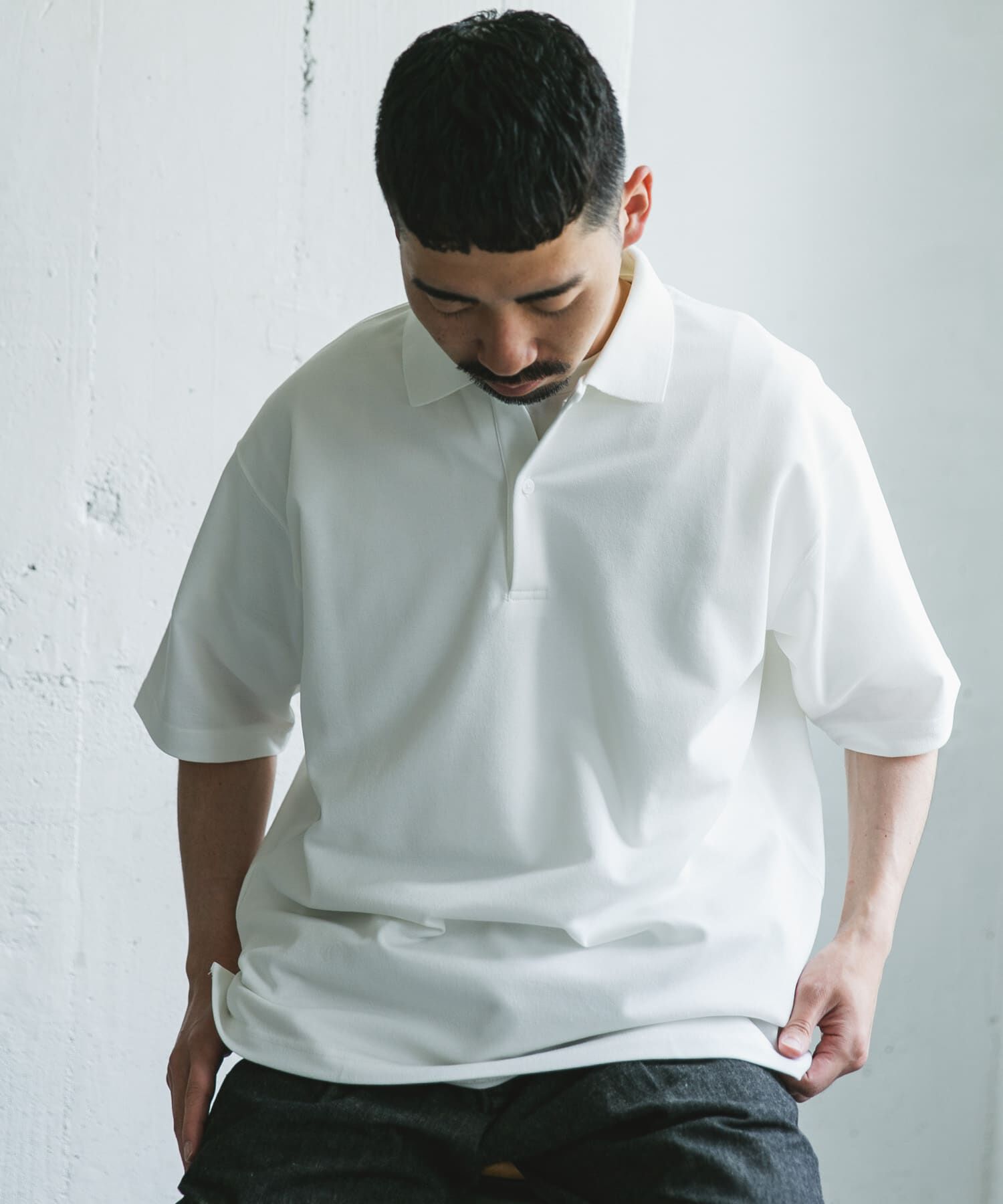 URBAN RESEARCH DOORS「『XLｻｲｽﾞ/WEB限定』『吸水速乾/接触冷感/ｲｰｼﾞｰｹｱ』ｸｲｯｸﾄ  」|ポロシャツ|